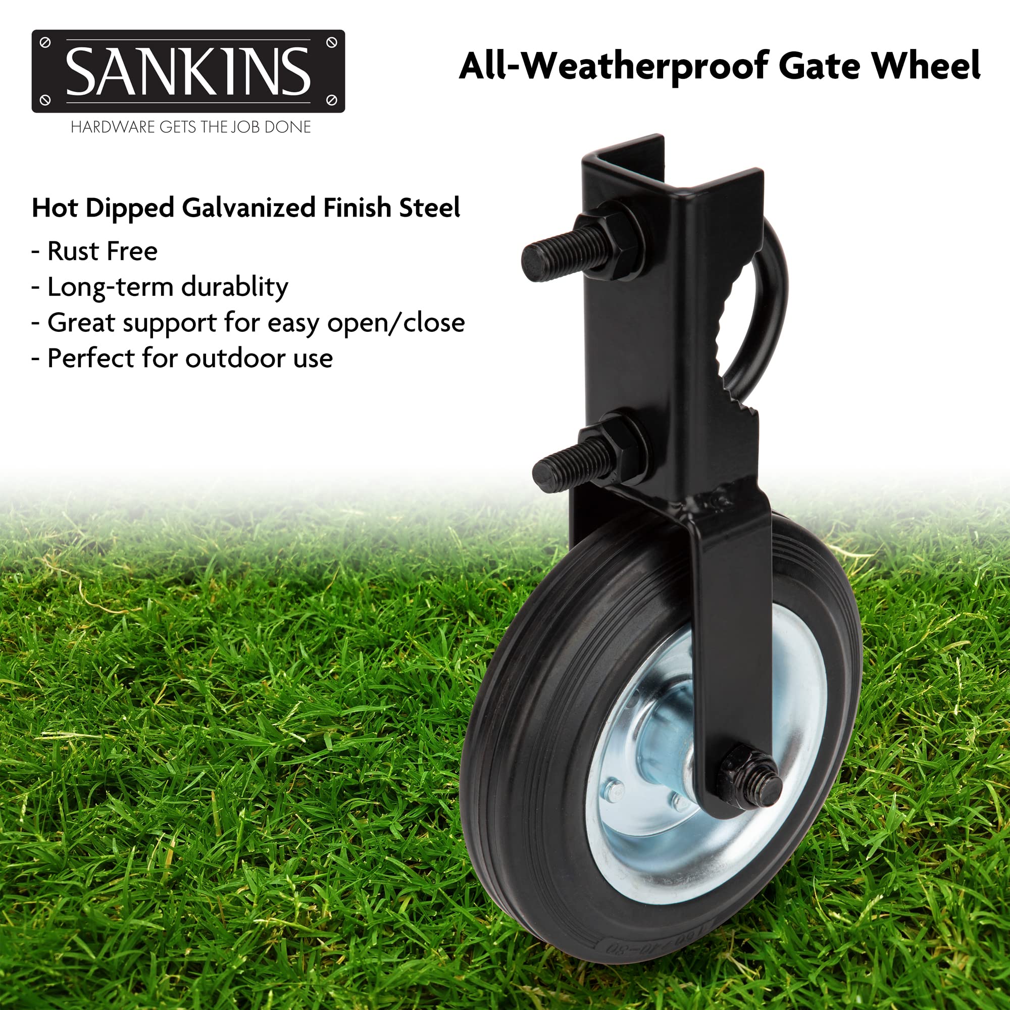 SANKINS wheel with bushing and bearings for smooth rolling
