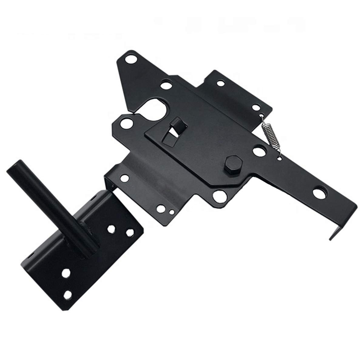 SANKINS heavy-duty gate latch kit simplifies installation with included fasteners and plate