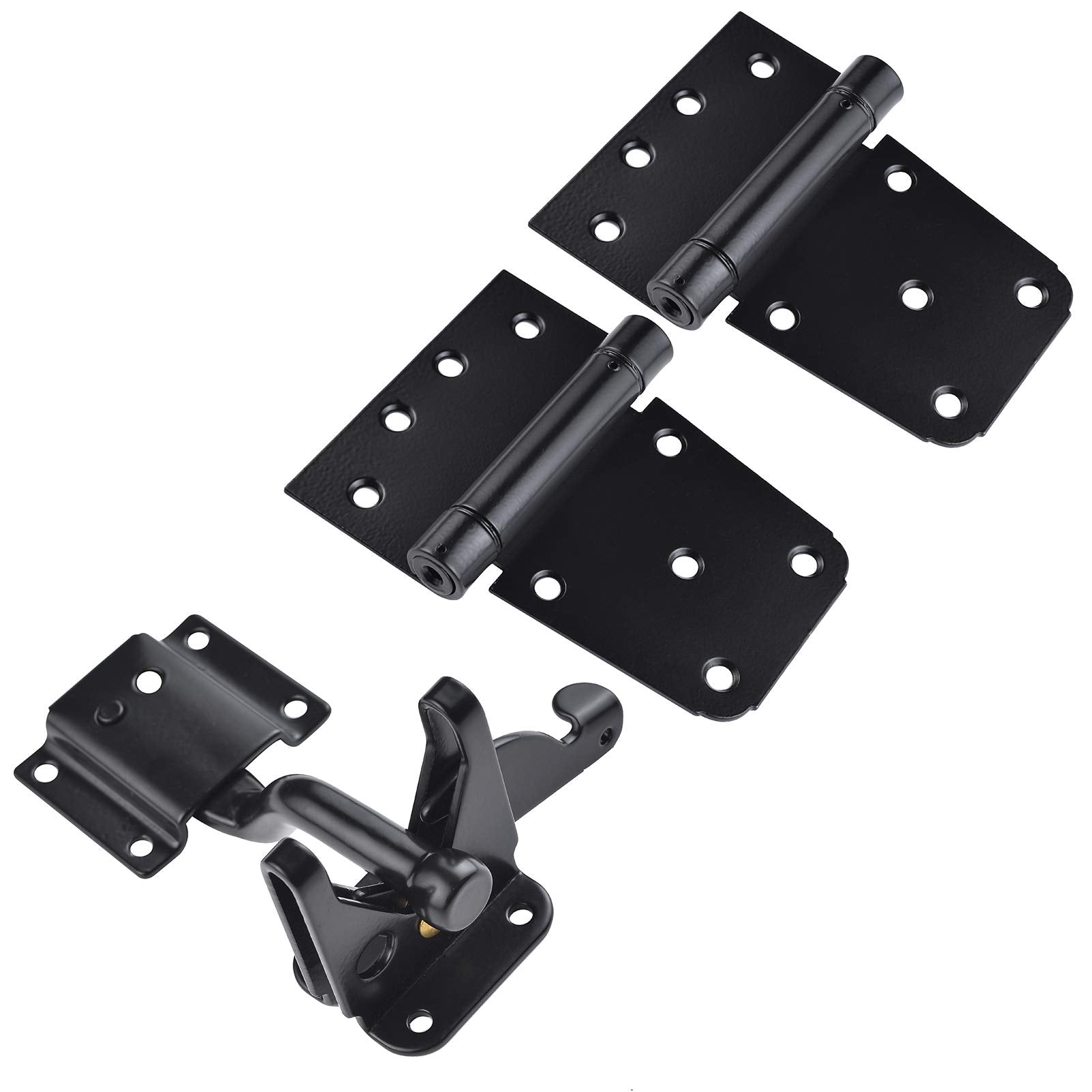 SANKINS spring gate tee hinges 3-5inch with adjustable tension for smooth closing