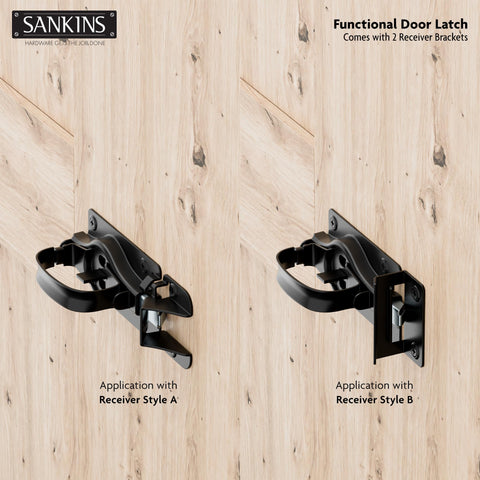 SANKINS latch with dual-sided handle for secure, comfortable grip