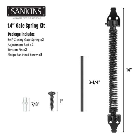 SANKINS versatile application for wooden and vinyl fences and gates