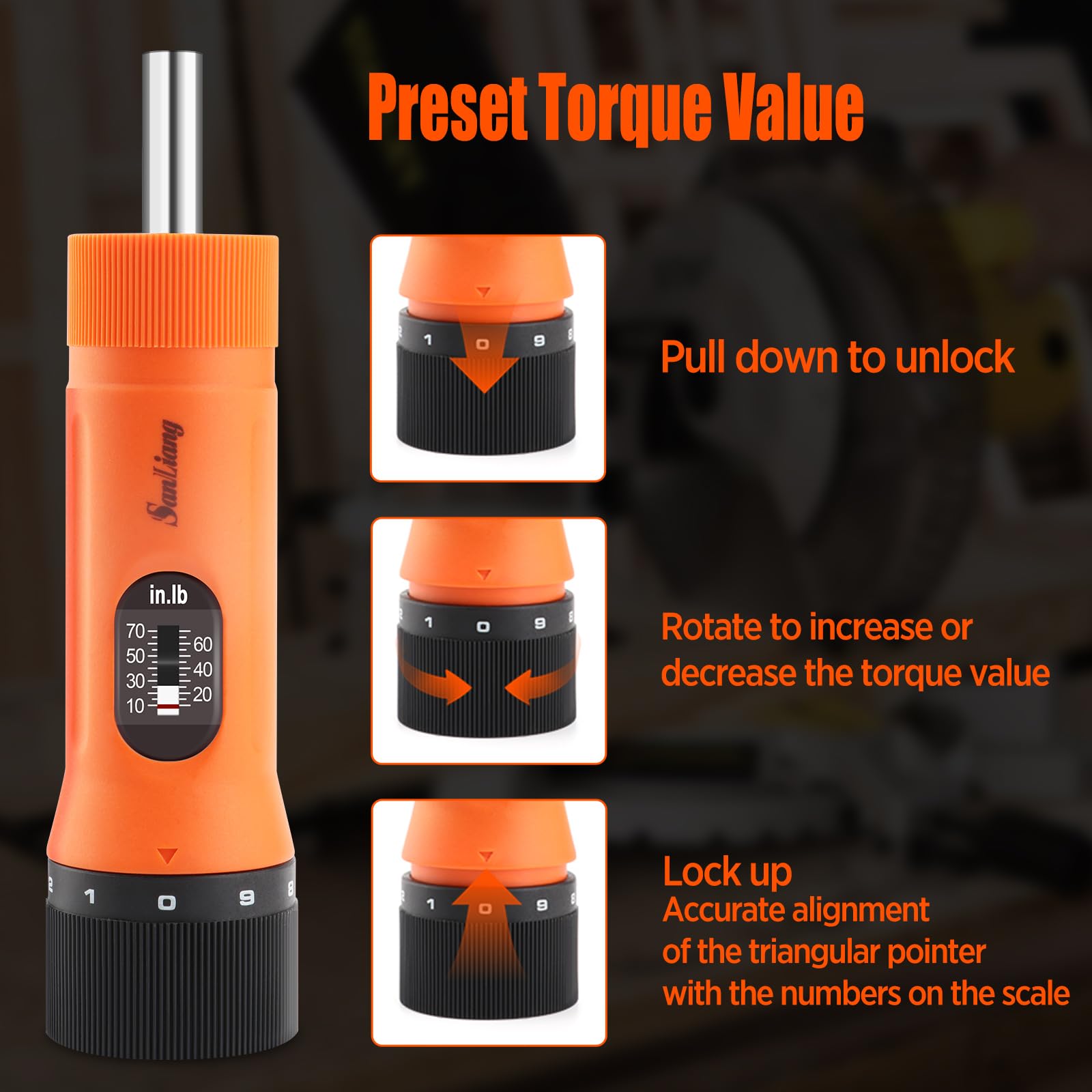 Sanliang compact tool set case designed for portable on the go use.