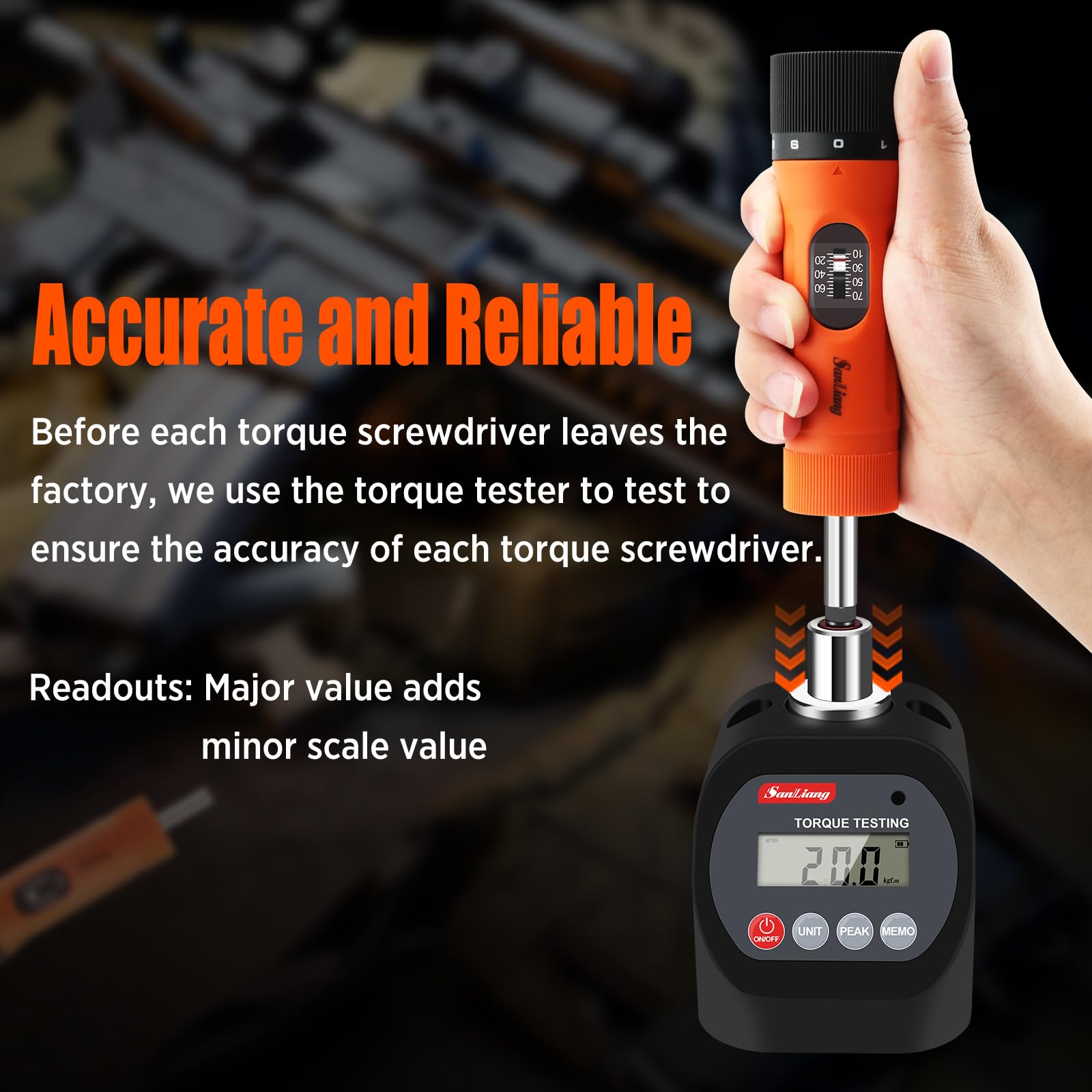 Sanliang 1/4 inch drive sockets adapt for versatile fastener compatibility.