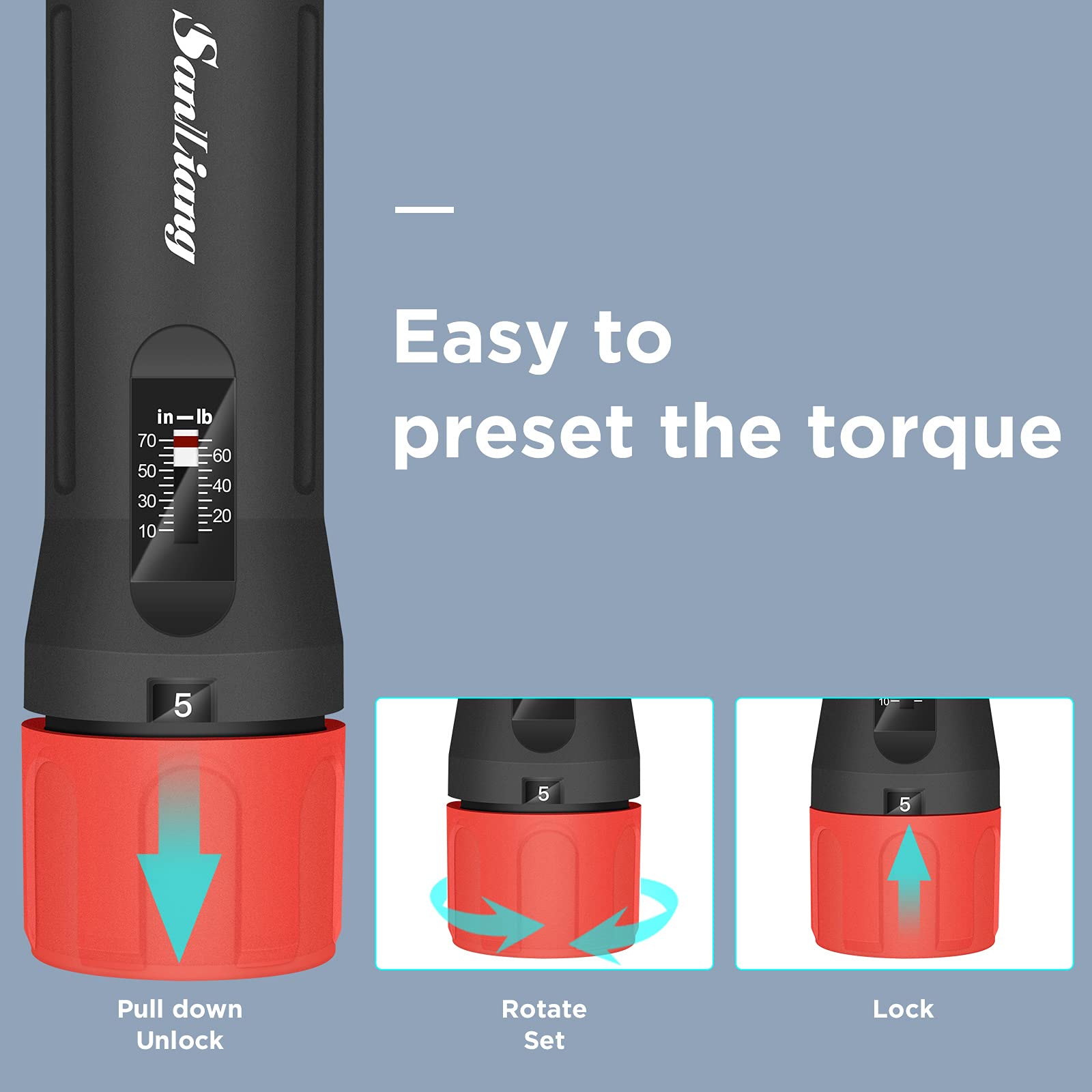 SanLiang torque screwdriver bike repair use highlighting reliable maintenance and mounting tasks.