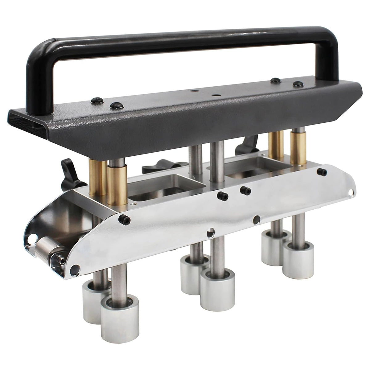 Sanpyl 3-station edge roller front view for precise 0-90° bending