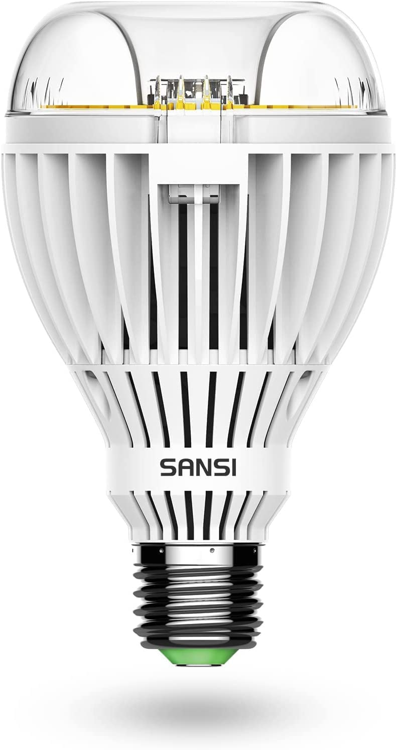 SANSI A21 LED bulb with 5500 lumens for bright rooms