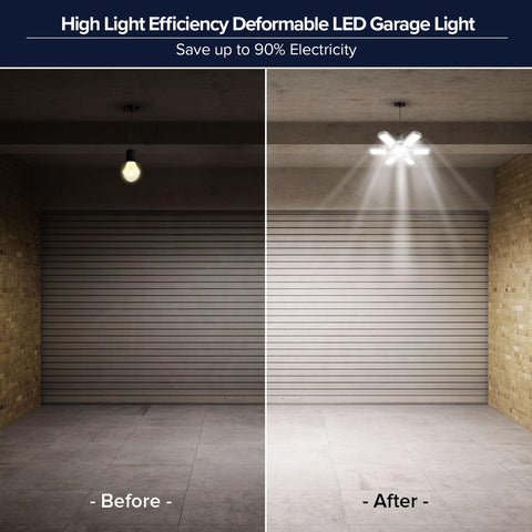 SANSI anti corrosion shell for durable garage lighting