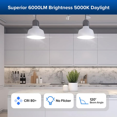 SANSI 45W BR30 provides energy-efficient, long-lasting illumination for home workshops.