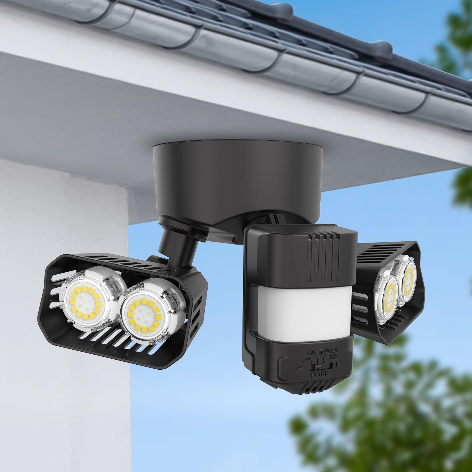 SANSI dusk-to-dawn outdoor light switches on at dusk and off at dawn