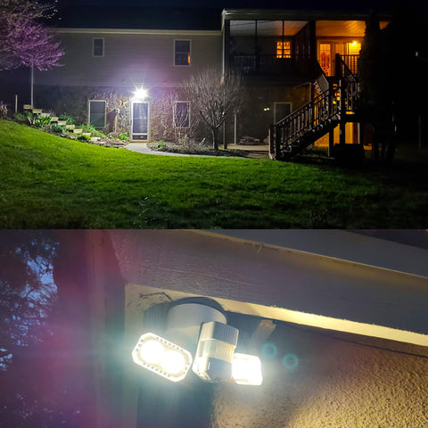 SANSI eave mounting demo shows simple soffit installation