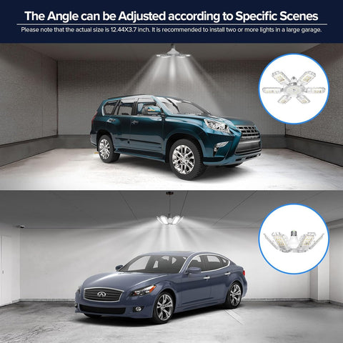 SANSI flame retardant shell enhances garage light safety