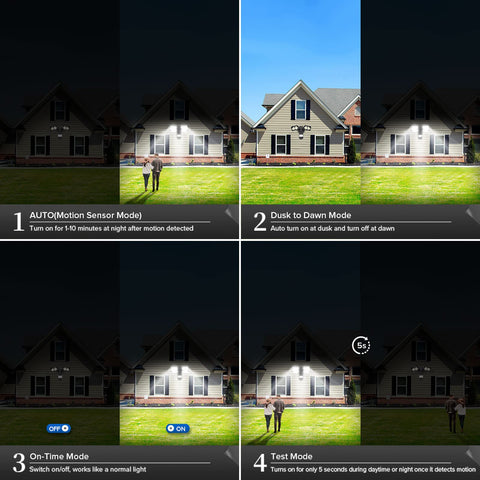 SANSI on-time manual mode keeps lights on when needed