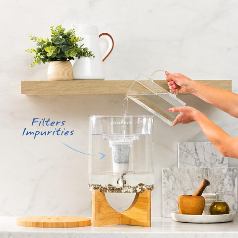 Santevia MINA fluoride filter lasts longer, saving replacement costs
