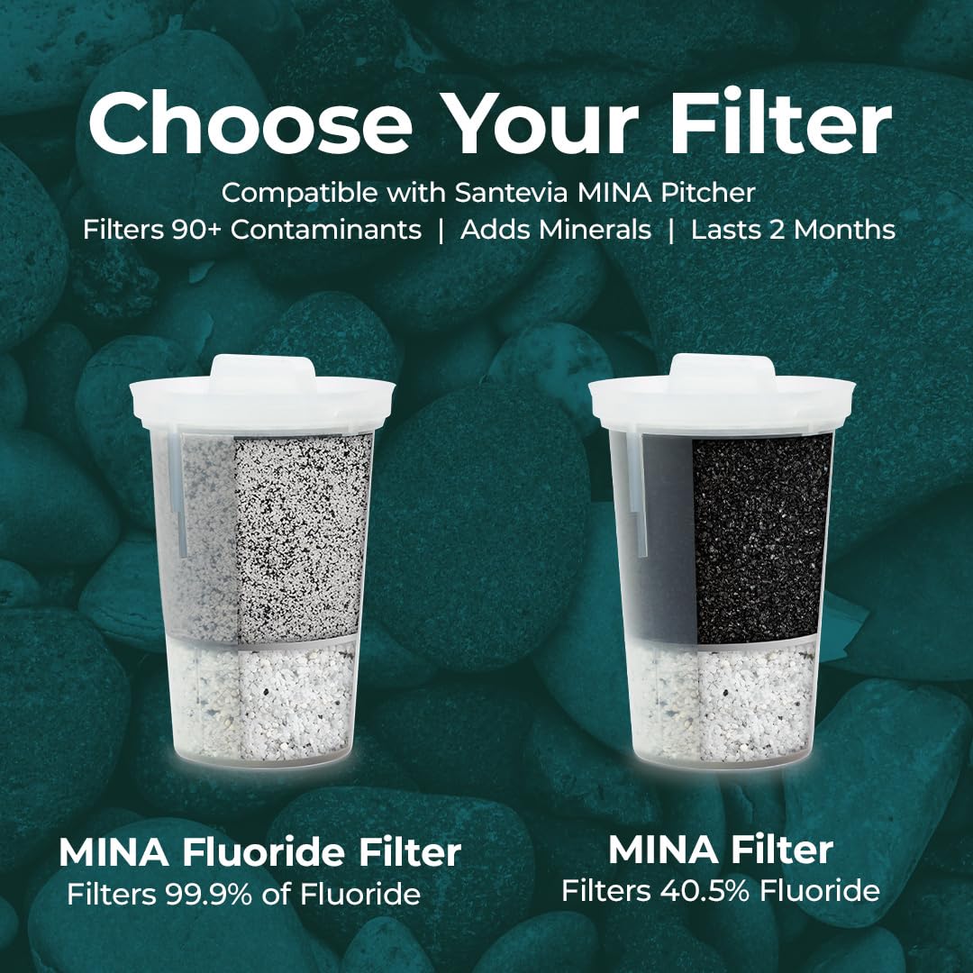 Santevia MINA adds minerals in every glass for balanced hydration