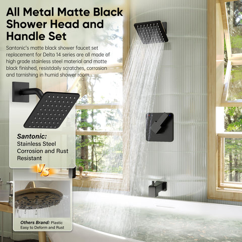 SANTONIC Delta 14 replacement tub spout with diverter for easy switch