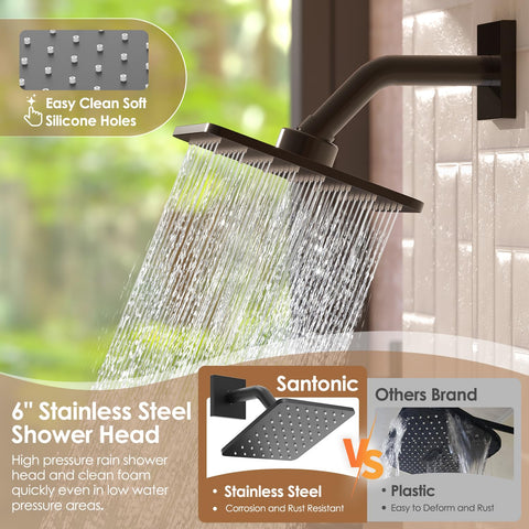 SANTONIC Delta 14-Series 5.5-inch tub spout with diverter for easy mode switch