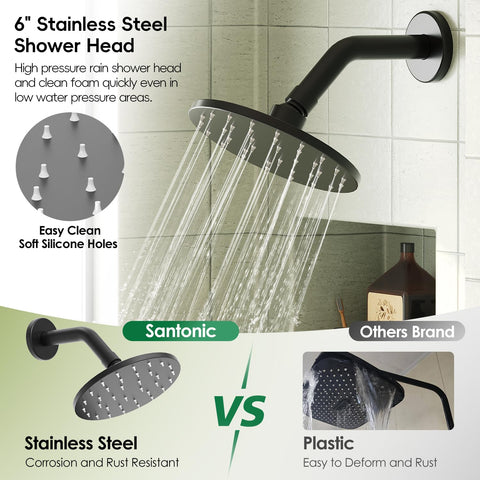 SANTONIC Delta tub spout with diverter for tub-to-shower switching