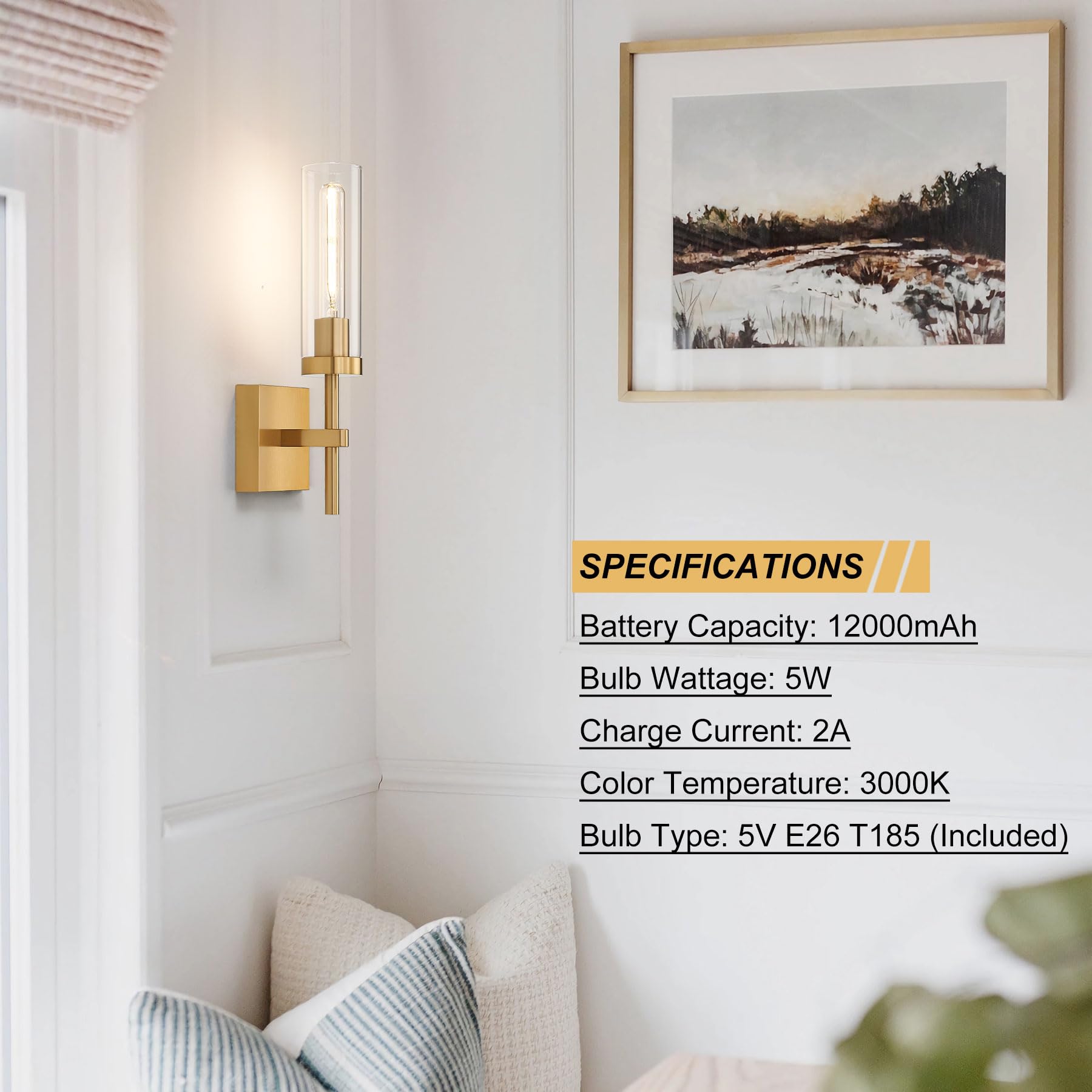 SANTOSTOCK 3000K warm light creates a relaxing atmosphere.