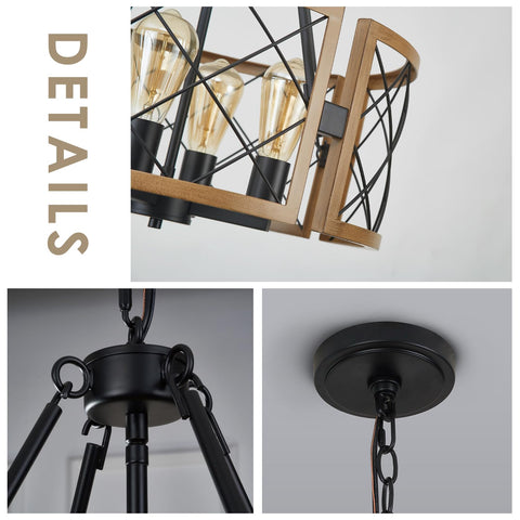 SANTOSTOCK D19 dimmable option with compatible bulbs and dimmer.