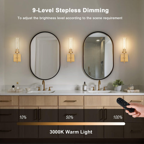 SANTOSTOCK Edison LED bulbs included for efficient brightness.