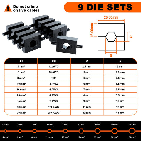 Sanuke 10-inch cable cutter for clean cuts on heavy wires.