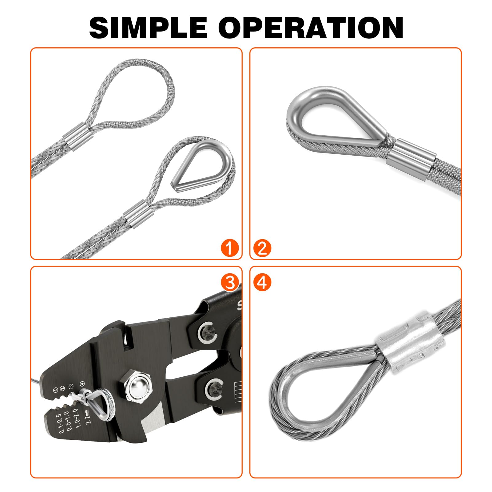 Sanuke crimping tool in action shows secure connections