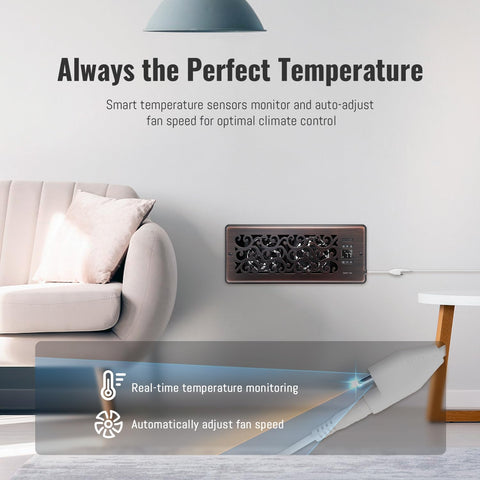 SANYCASA ten-speed option lets you tailor airflow per room and season.
