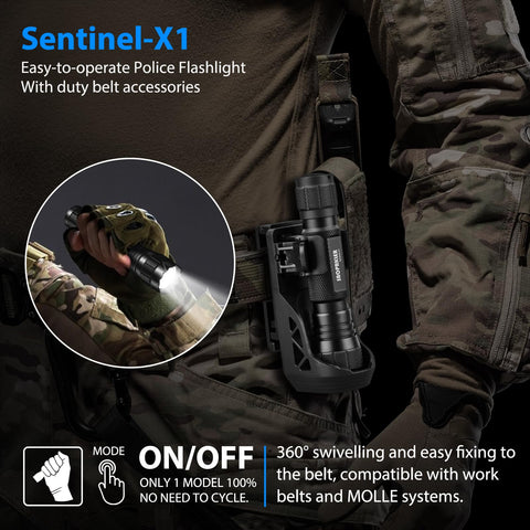 SAOPRKLER Sentinel-X1 side profile highlighting rugged aluminum body.