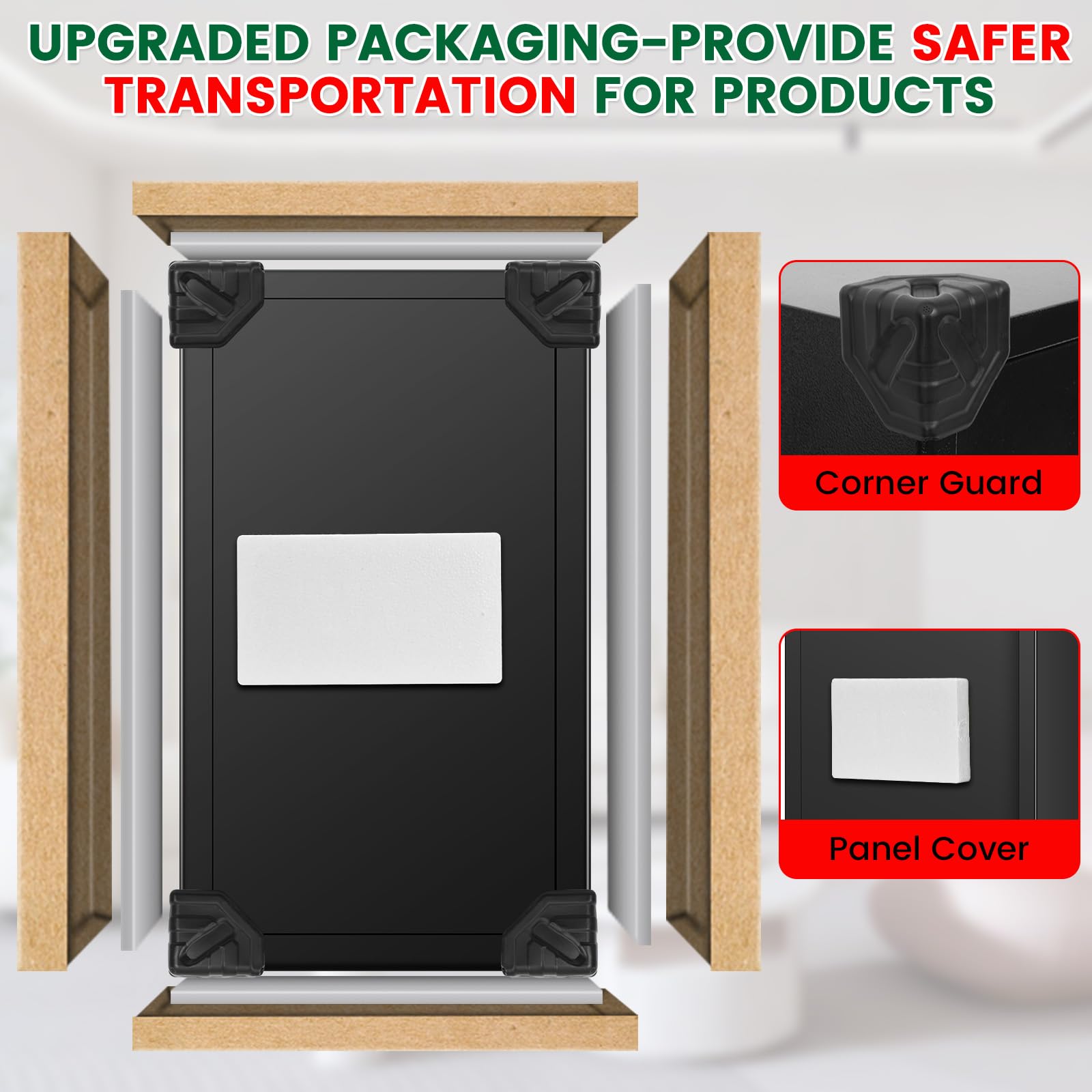 Sapekity safe box pry-resistant bolts boost tamper resistance and security