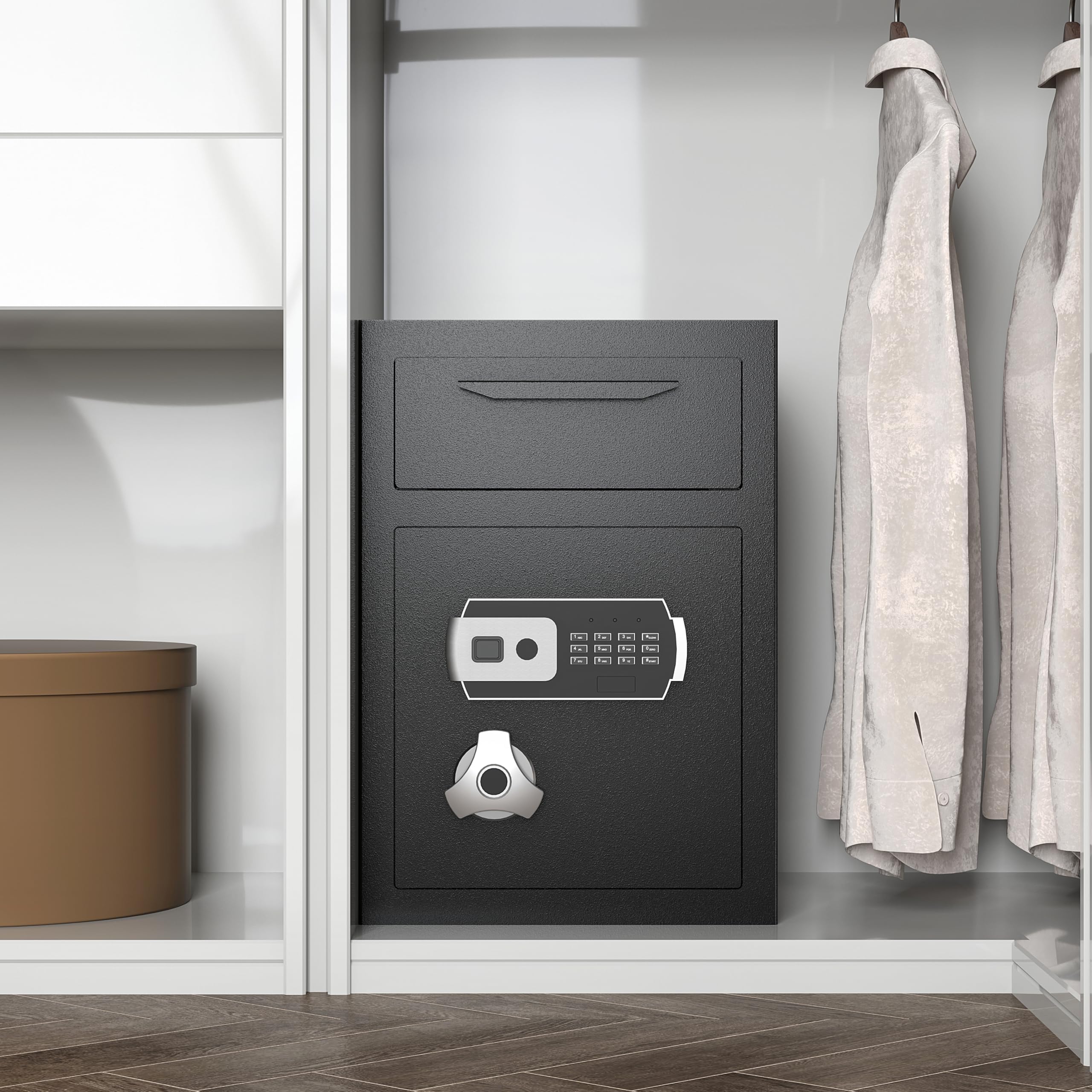 SAPITAL depository delivery port in use for quick, discreet deposits
