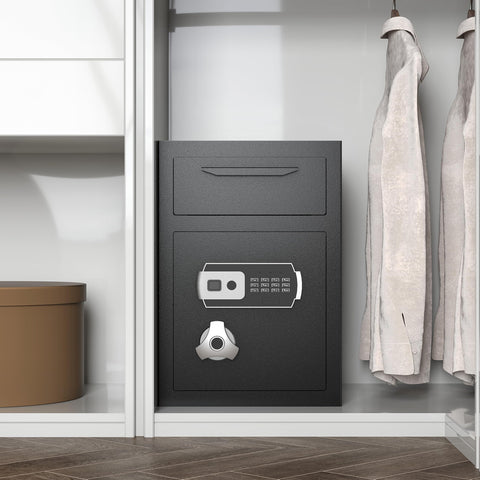 SAPITAL depository delivery port in use for quick, discreet deposits