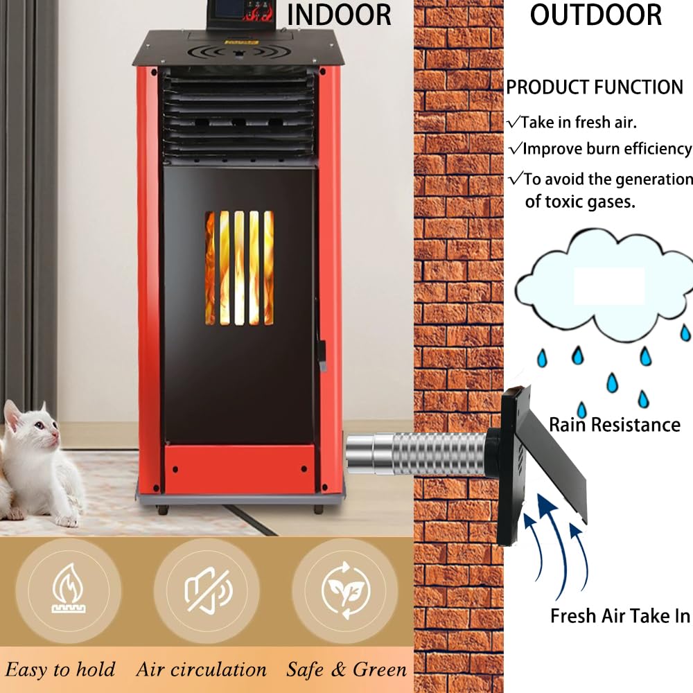 SARANICE wall plate screen installation showing exterior air entry