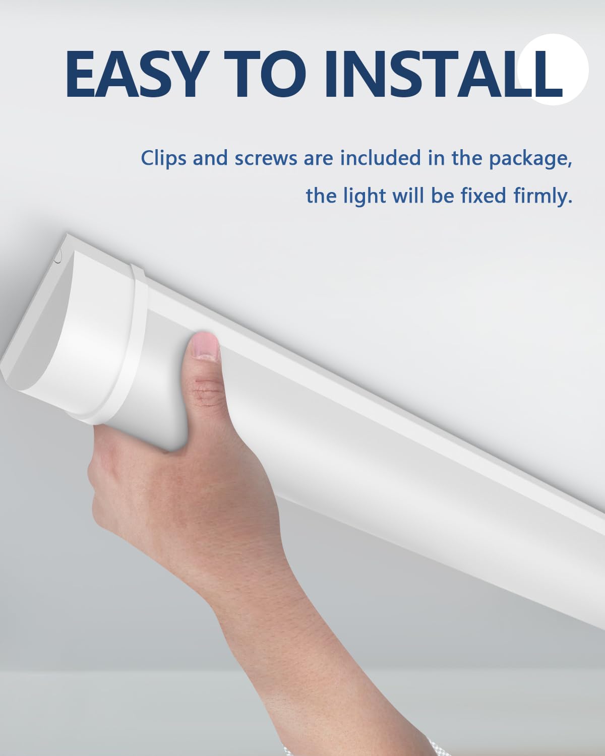 Sararoom 2FT LED basement light in cool white for clear visibility