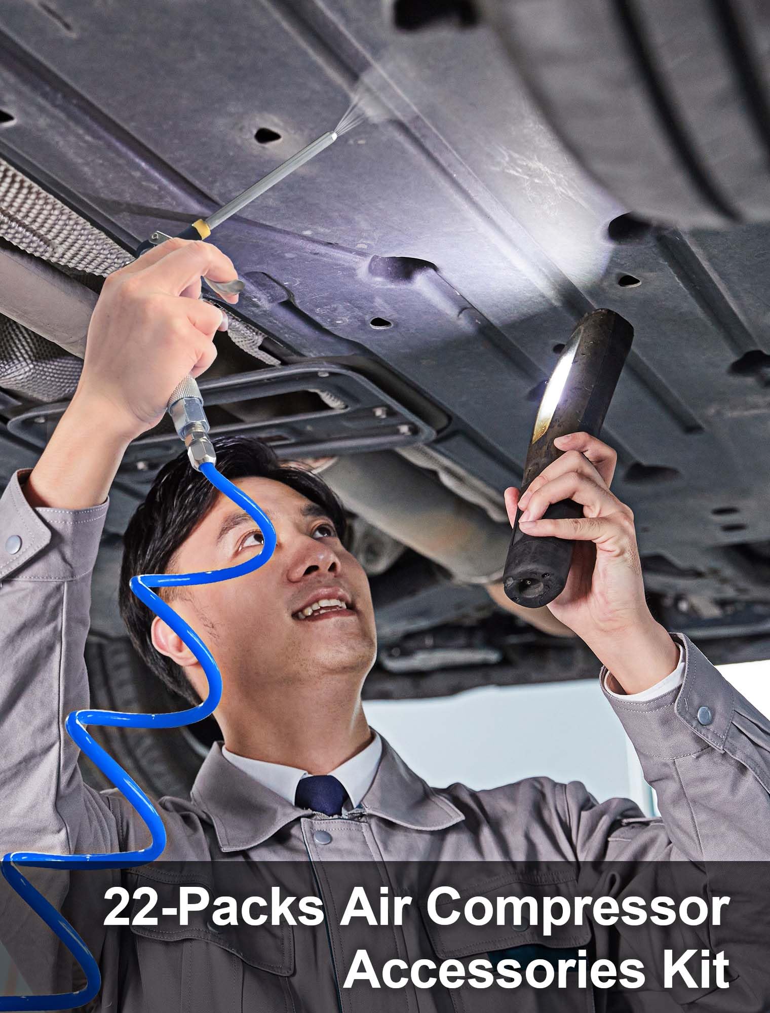 SARDVISA tire chuck and inflation needle enable accurate tire inflation.