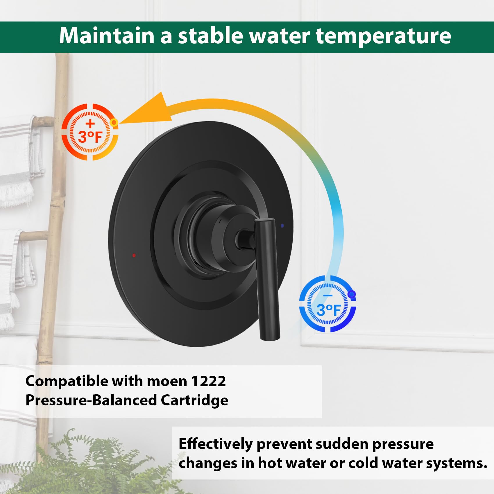 Saree Moen Gibson valve compatibility for a seamless fit
