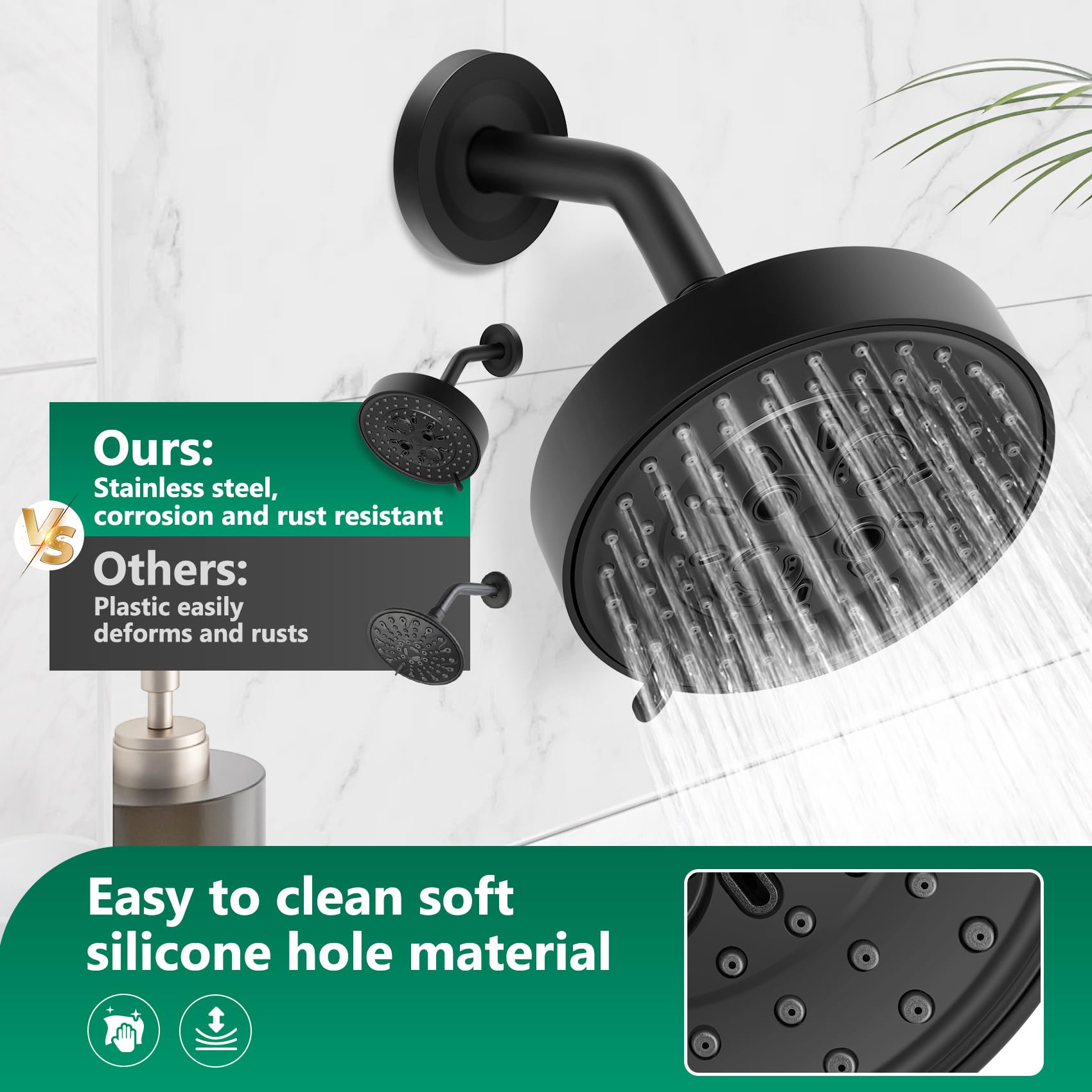 Saree T2902BL matte black finish for a sleek bathroom upgrade