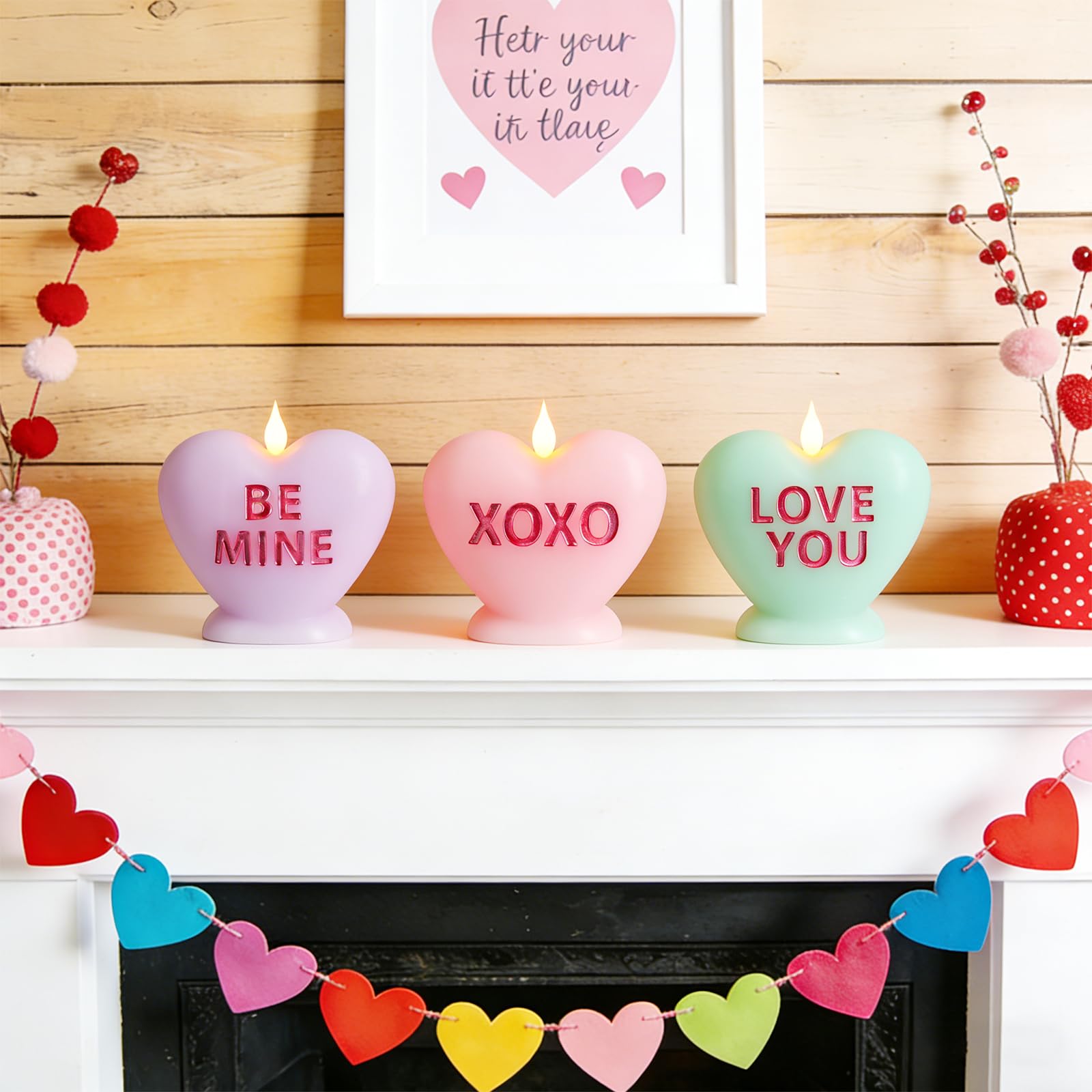 Sariiraw romantic decor candles enhance table or shelf setups