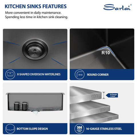 Sarlai 33 ledge with cutting board enables multitasking