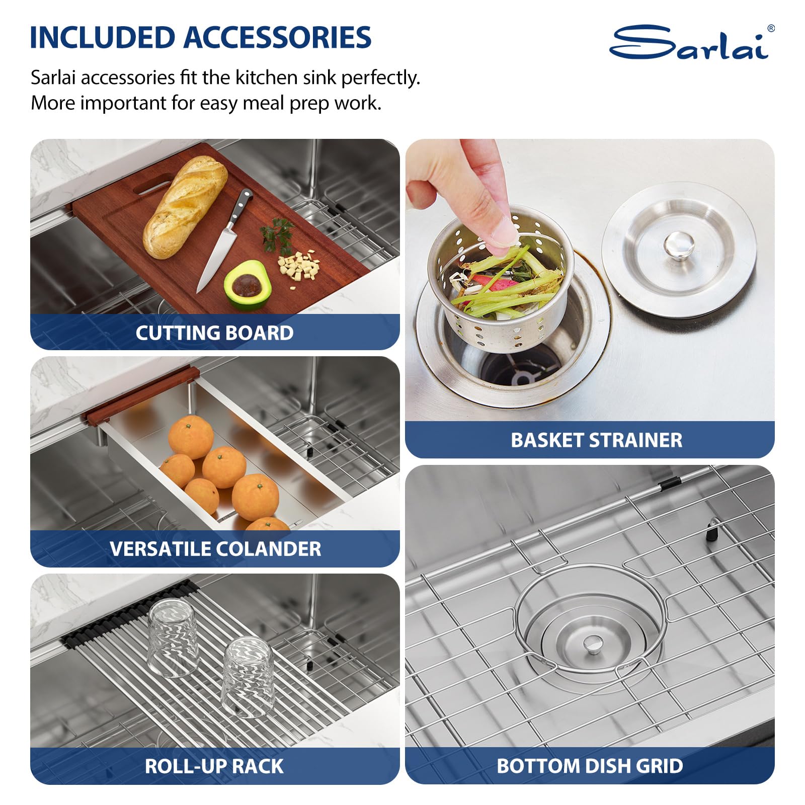 Sarlai heavy undercoating and rubber pads dampen noise.