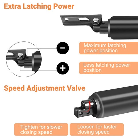 Sartatue jamb bracket and hardware underline secure mounting compatibility.
