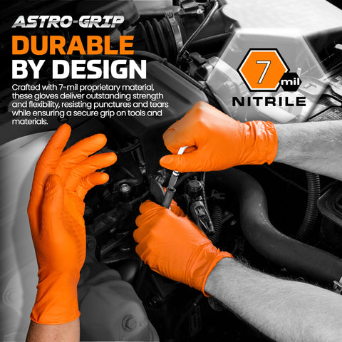 SAS Astro-Grip exam-grade nitrile for reliable professional use