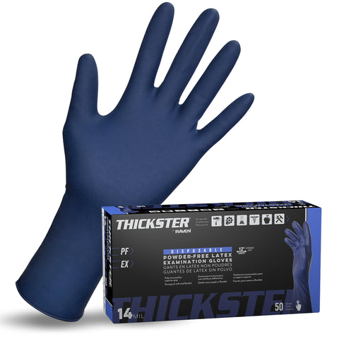 SAS Safety 6604-20 latex gloves powder-free for precise handling.