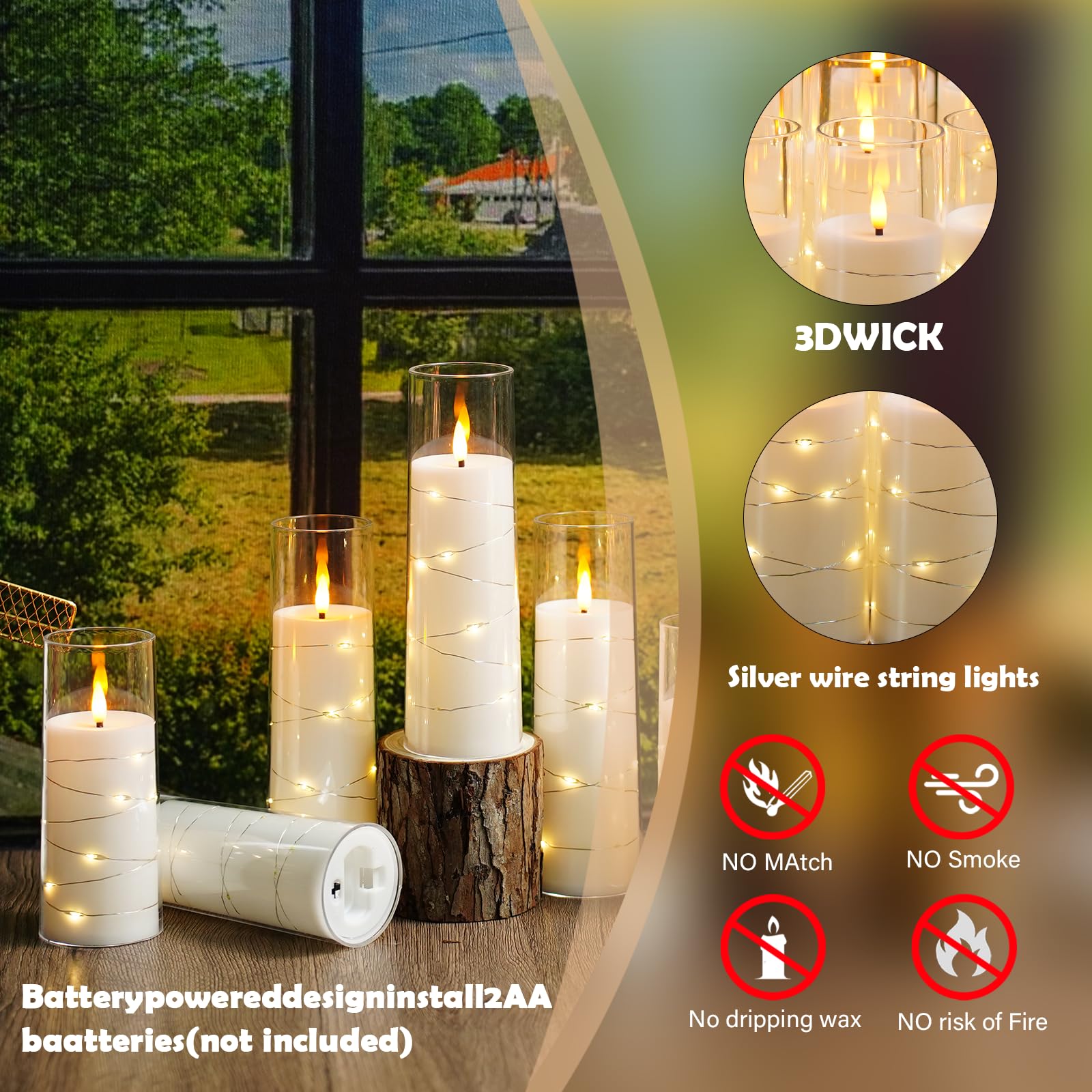 Sasigeiaa dining table ambiance candles for intimate meals.