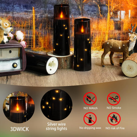 Sasigeiaa candles run on 2 AA batteries for easy setup