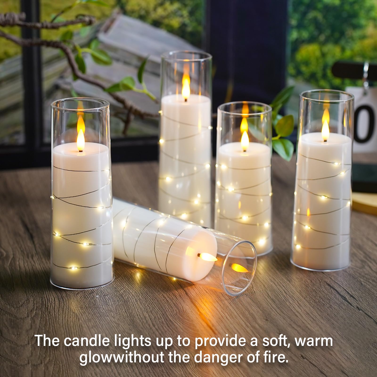 Sasigeiaa flameless candles emphasize safety around kids and pets