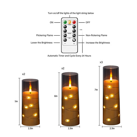 Sasigeiaa flameless candles are safe around children and pets.