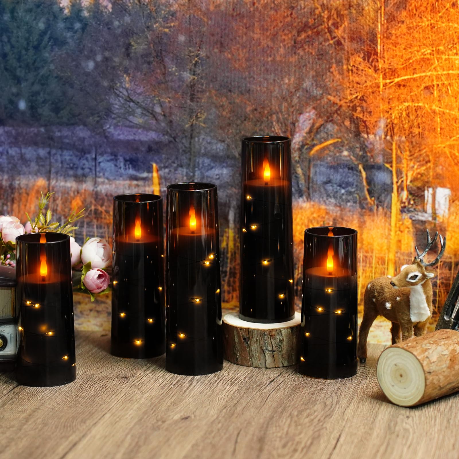 Sasigeiaa flameless candles are safe around children and pets