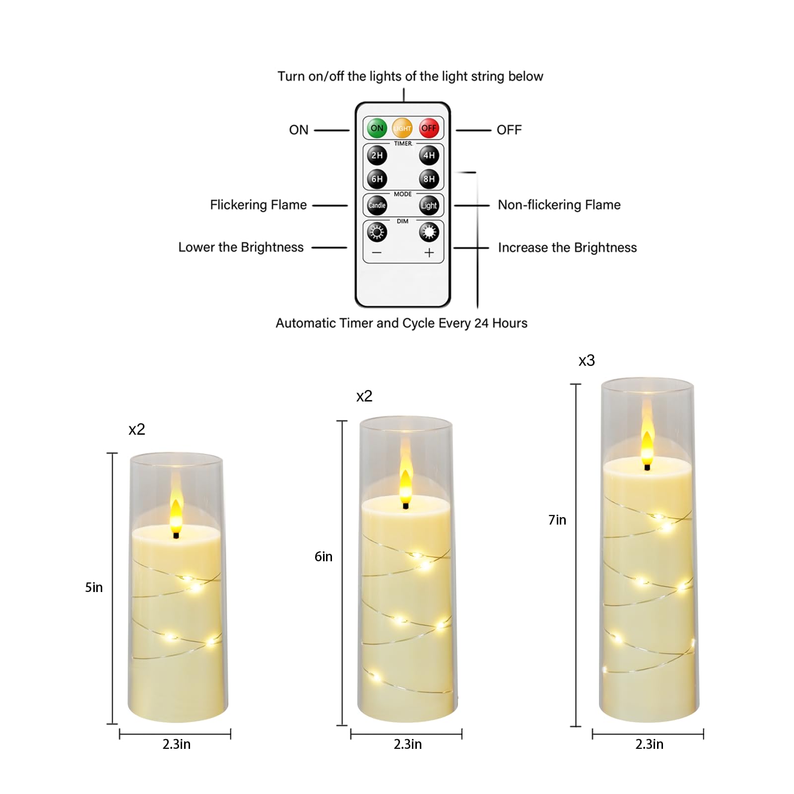Sasigeiaa ivory flameless candle placed on a table for intimate ambiance.
