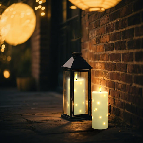 Sasigeiaa pack of 2 battery-operated candles for versatile lighting