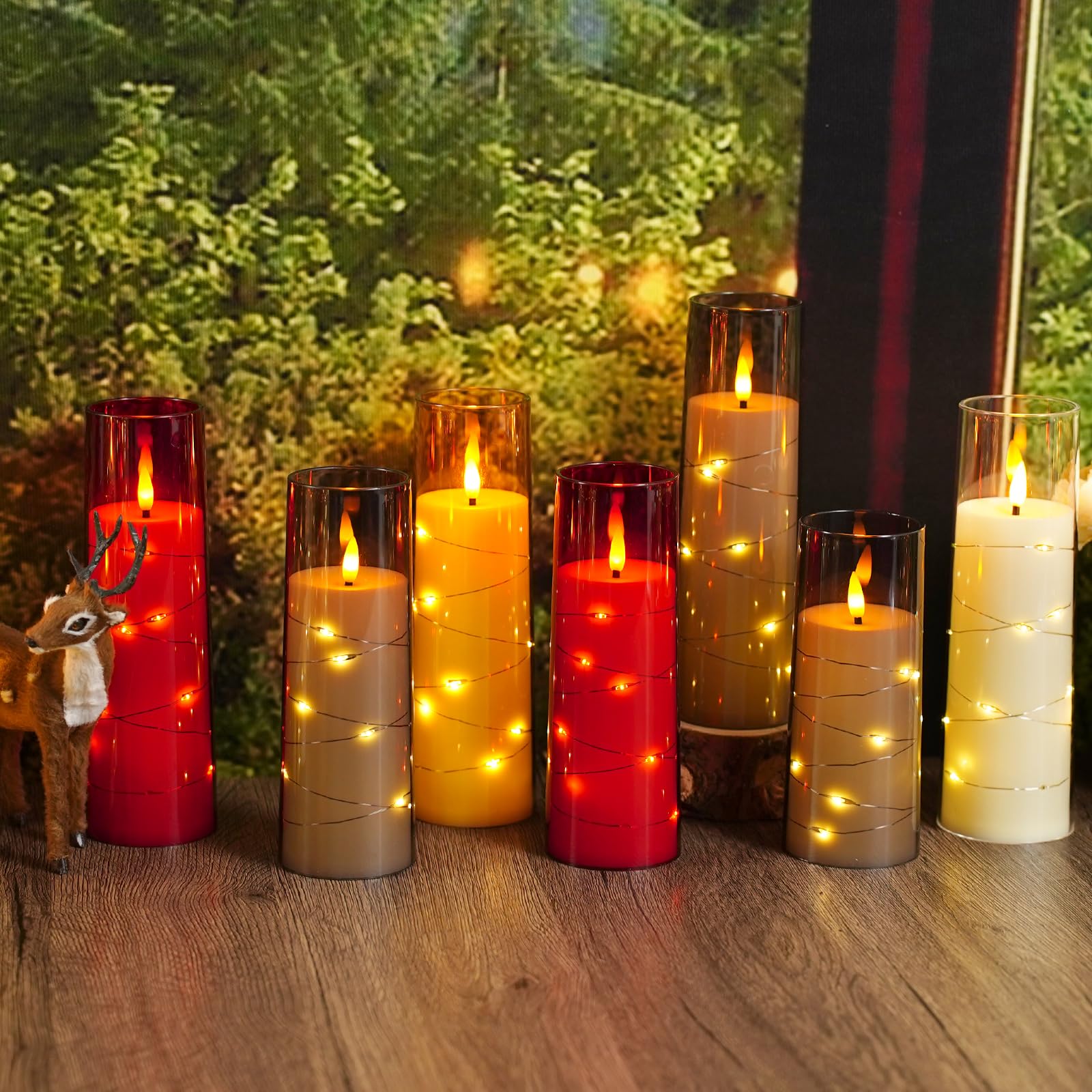 Sasigeiaa decor candles suit Christmas, weddings, and cozy home moments.